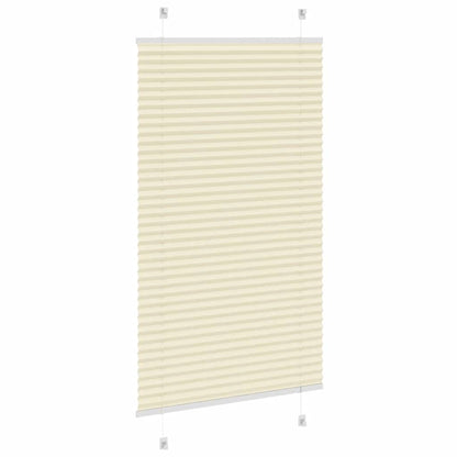 Plissé rolgordijn 70x150 cm stofbreedte 69,4 cm polyester crème