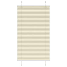Plissé rolgordijn 75x150 cm stofbreedte 74,4 cm polyester crème