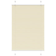 Plissé rolgordijn 90x150 cm crème polyester