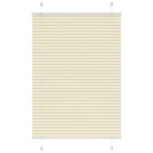 Plissé rolgordijn 95x150 cm stofbreedte 94,4 cm polyester crème