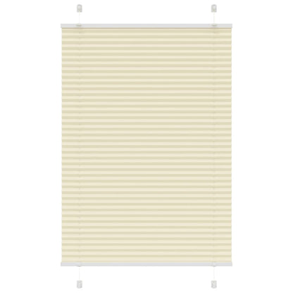 Plissé rolgordijn 95x150 cm stofbreedte 94,4 cm polyester crème