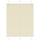 Pleated roller blind 105x150cm fabric width 104.4cm polyester cream