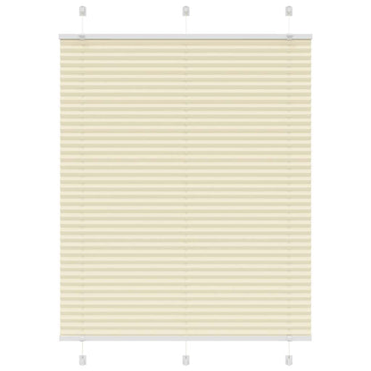 Plissé rolgordijn 105x150cm stofbreedte 104,4cm polyester crème