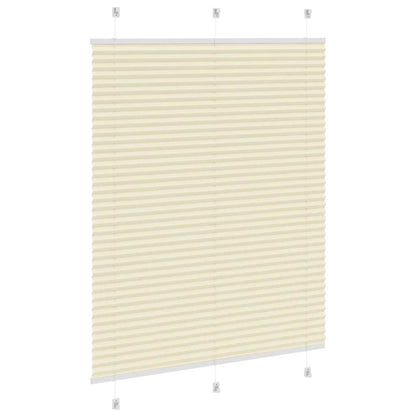 Plissé rolgordijn 105x150cm stofbreedte 104,4cm polyester crème
