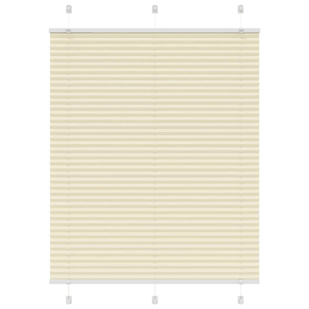 Plissé rolgordijn 110x150cm stofbreedte 109,4cm polyester crème