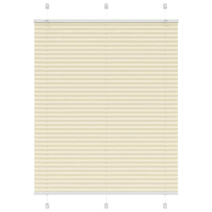 Plissé rolgordijn 110x150cm stofbreedte 109,4cm polyester crème