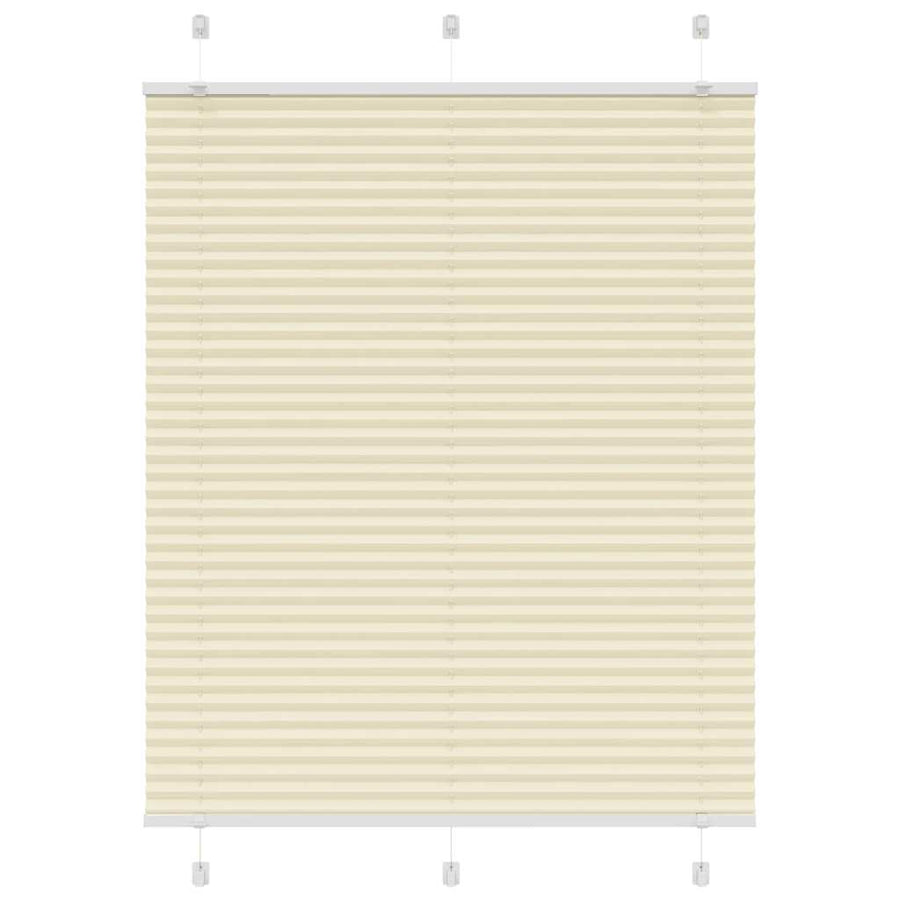 Plissé rolgordijn 110x150cm stofbreedte 109,4cm polyester crème