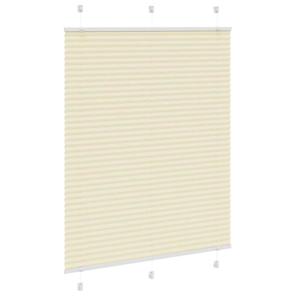 Plissé rolgordijn 110x150cm stofbreedte 109,4cm polyester crème