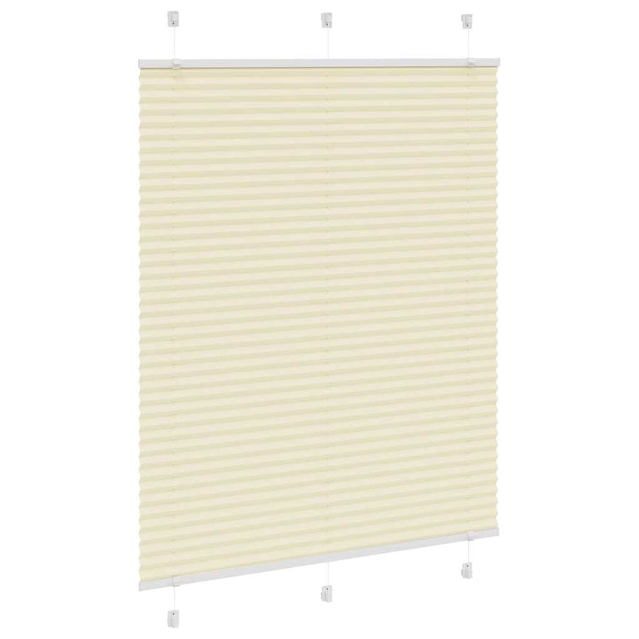 Plissé rolgordijn 110x150cm stofbreedte 109,4cm polyester crème