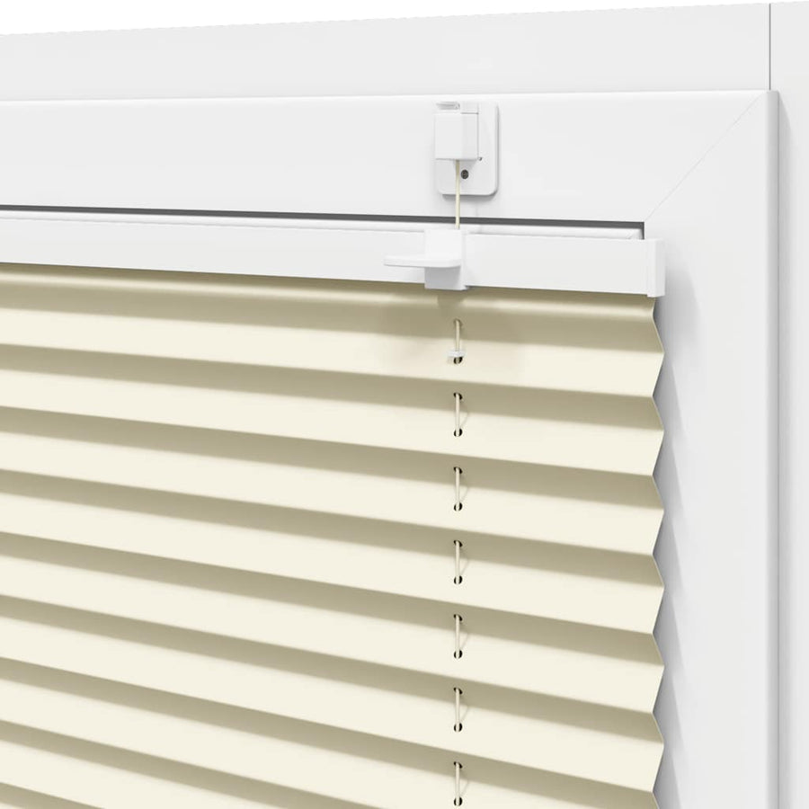 Plissé rolgordijn 110x150cm stofbreedte 109,4cm polyester crème