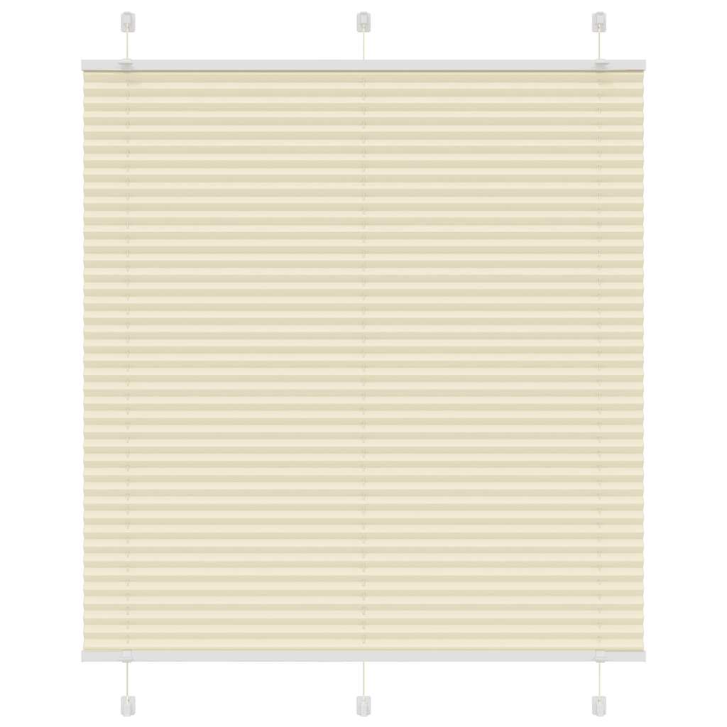 Plissé rolgordijn 115x150cm stofbreedte 114,4cm polyester crème