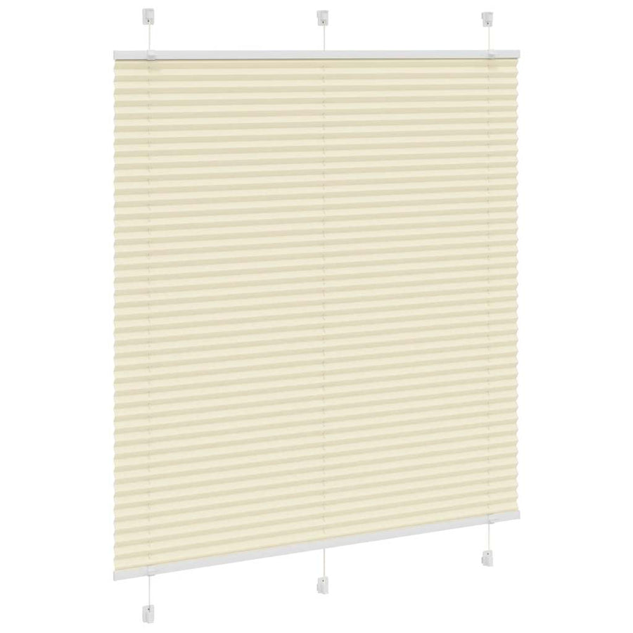 Plissé rolgordijn 115x150cm stofbreedte 114,4cm polyester crème