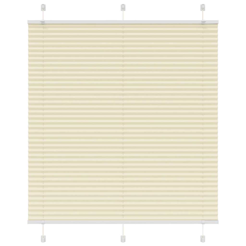 Plissé rolgordijn 120x150cm stofbreedte 119,4cm polyester crème