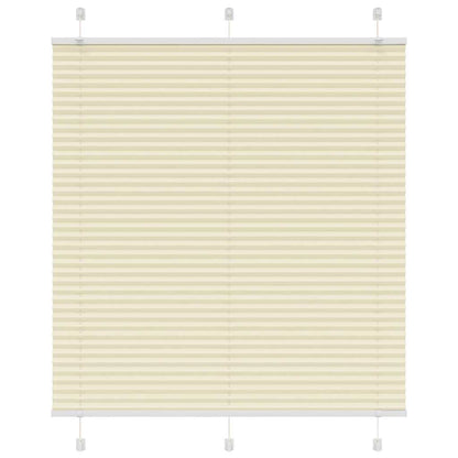 Plissé rolgordijn 120x150cm stofbreedte 119,4cm polyester crème