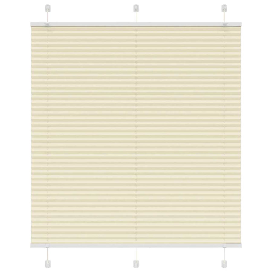 Plissé rolgordijn 120x150cm stofbreedte 119,4cm polyester crème