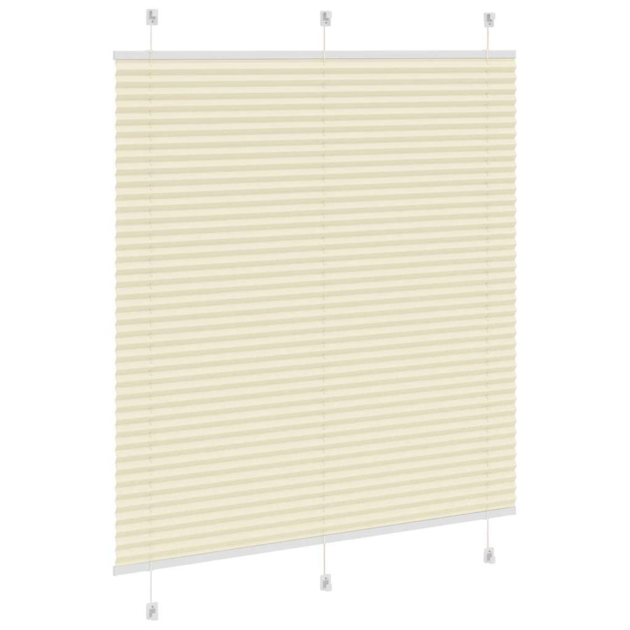 Plissé rolgordijn 120x150cm stofbreedte 119,4cm polyester crème