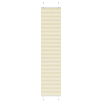 Plissé rolgordijn 40x200 cm stofbreedte 39,4 cm polyester crème