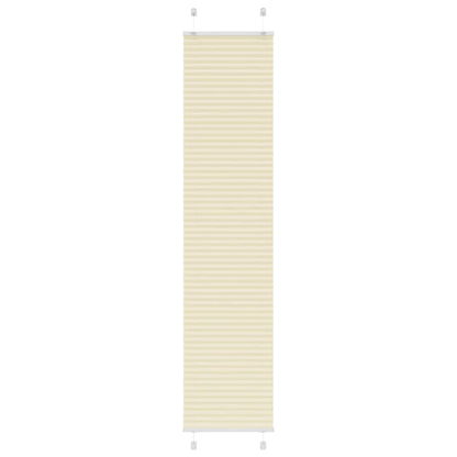 Plissé rolgordijn 45x200 cm stofbreedte 44,4 cm polyester crème