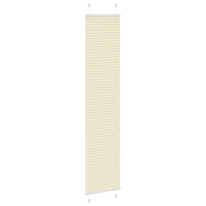 Plissé rolgordijn 45x200 cm stofbreedte 44,4 cm polyester crème