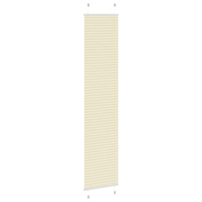 Plissé rolgordijn 45x200 cm stofbreedte 44,4 cm polyester crème