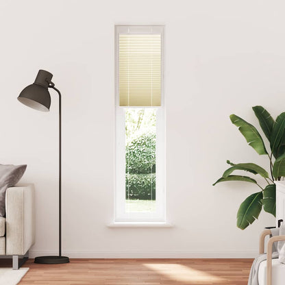 Plissé rolgordijn 50x200 cm stofbreedte 49,4 cm polyester crème
