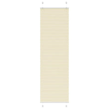 Plissé rolgordijn 55x200 cm stofbreedte 54,4 cm polyester crème