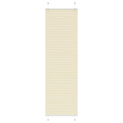 Plissé rolgordijn 55x200 cm stofbreedte 54,4 cm polyester crème