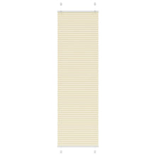 Plissé rolgordijn 60x200 cm stofbreedte 59,4 cm polyester crème