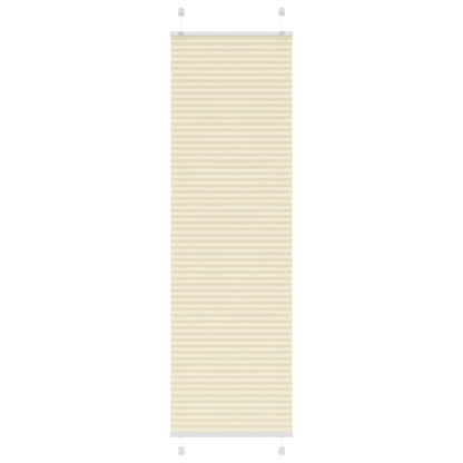 Plissé rolgordijn 60x200 cm stofbreedte 59,4 cm polyester crème