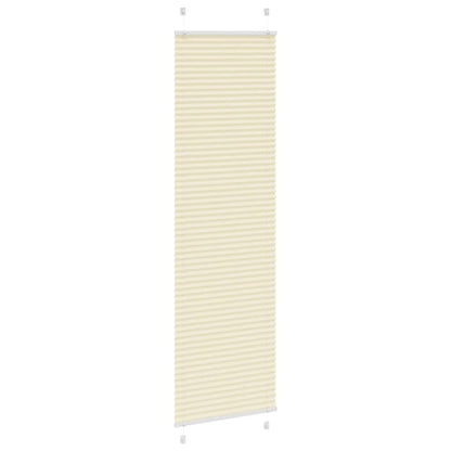 Plissé rolgordijn 60x200 cm stofbreedte 59,4 cm polyester crème