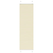 Plissé rolgordijn 65x200 cm crème polyester