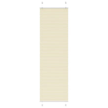 Plissé rolgordijn 65x200 cm stofbreedte 64,4 cm polyester crème