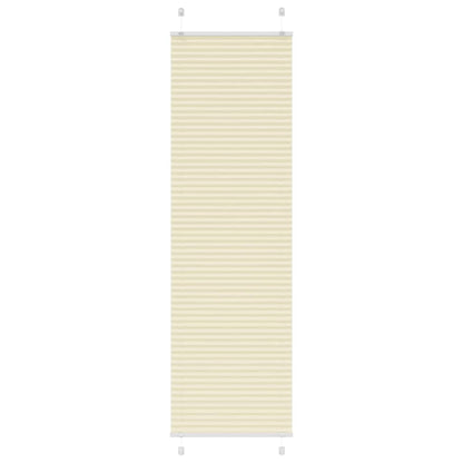 Plissé rolgordijn 65x200 cm stofbreedte 64,4 cm polyester crème