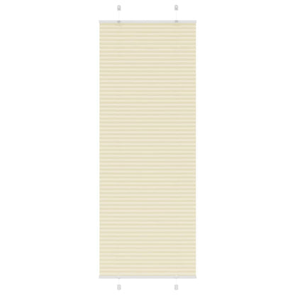 Plissé rolgordijn 70x200 cm stofbreedte 69,4 cm polyester crème