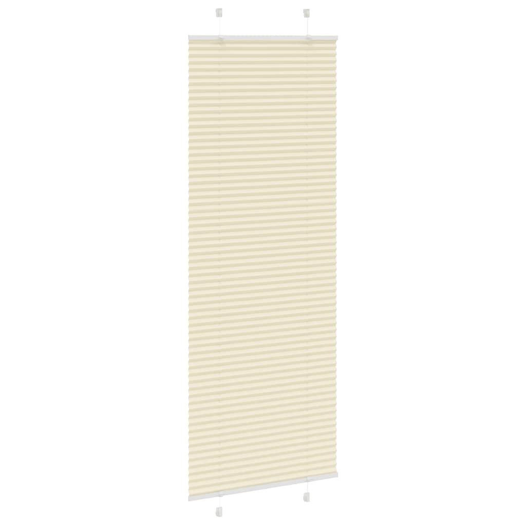 Plissé rolgordijn 70x200 cm stofbreedte 69,4 cm polyester crème