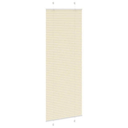 Plissé rolgordijn 70x200 cm stofbreedte 69,4 cm polyester crème