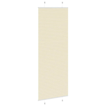Plissé rolgordijn 70x200 cm stofbreedte 69,4 cm polyester crème