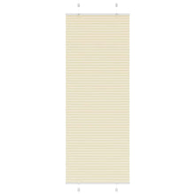 Plissé rolgordijn 80x200 cm stofbreedte 79,4 cm polyester crème