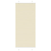 Pleated blind 85x200 cm fabric width 84.4 cm polyester cream