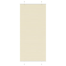 Plissé rolgordijn 85x200 cm stofbreedte 84,4 cm polyester crème