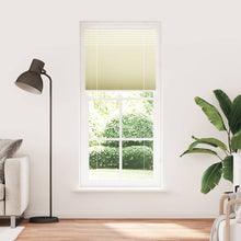 Plissé rolgordijn 85x200 cm stofbreedte 84,4 cm polyester crème