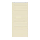 Plissé rolgordijn 90x200 cm crème polyester