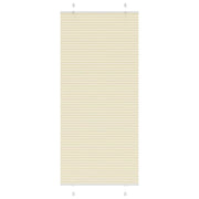 Pleated blind 90x200 cm fabric width 89.4 cm polyester cream
