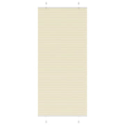Plissé rolgordijn 95x200 cm crème polyester