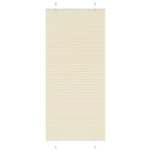 Plissé rolgordijn 95x200 cm stofbreedte 94,4 cm polyester crème