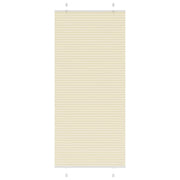 Pleated blind 100x200 cm fabric width 99.4cm polyester cream