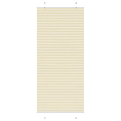 Plissé rolgordijn 100x200 cm stofbreedte 99,4cm polyester crème