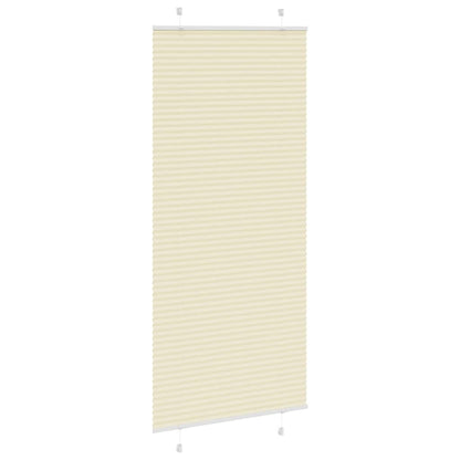 Plissé rolgordijn 100x200 cm stofbreedte 99,4cm polyester crème