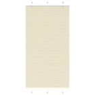 Plissé rolgordijn 105x200 cm crème polyester