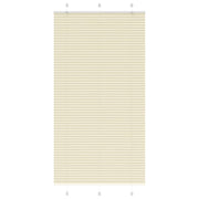 Pleated roller blind 105x200cm fabric width 104.4cm polyester cream